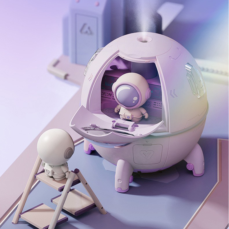 Thumbnail: Astronaut Humidifier with Night Light and Air Purifier
