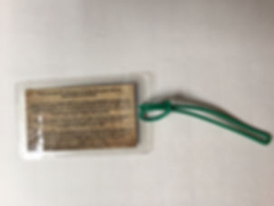 QTY: 25 PreGame Prayer Bag Tags