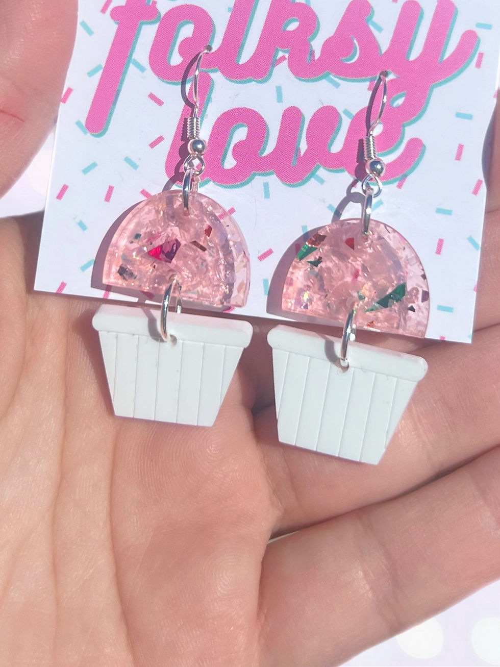 Thumbnail: Icee acrylic earrings 