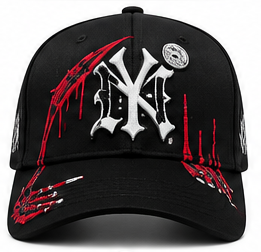 NY Red Scratch Hat