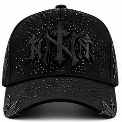 Black Crystal Gothic Hat