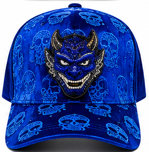 Blue Demon Crystal Hat