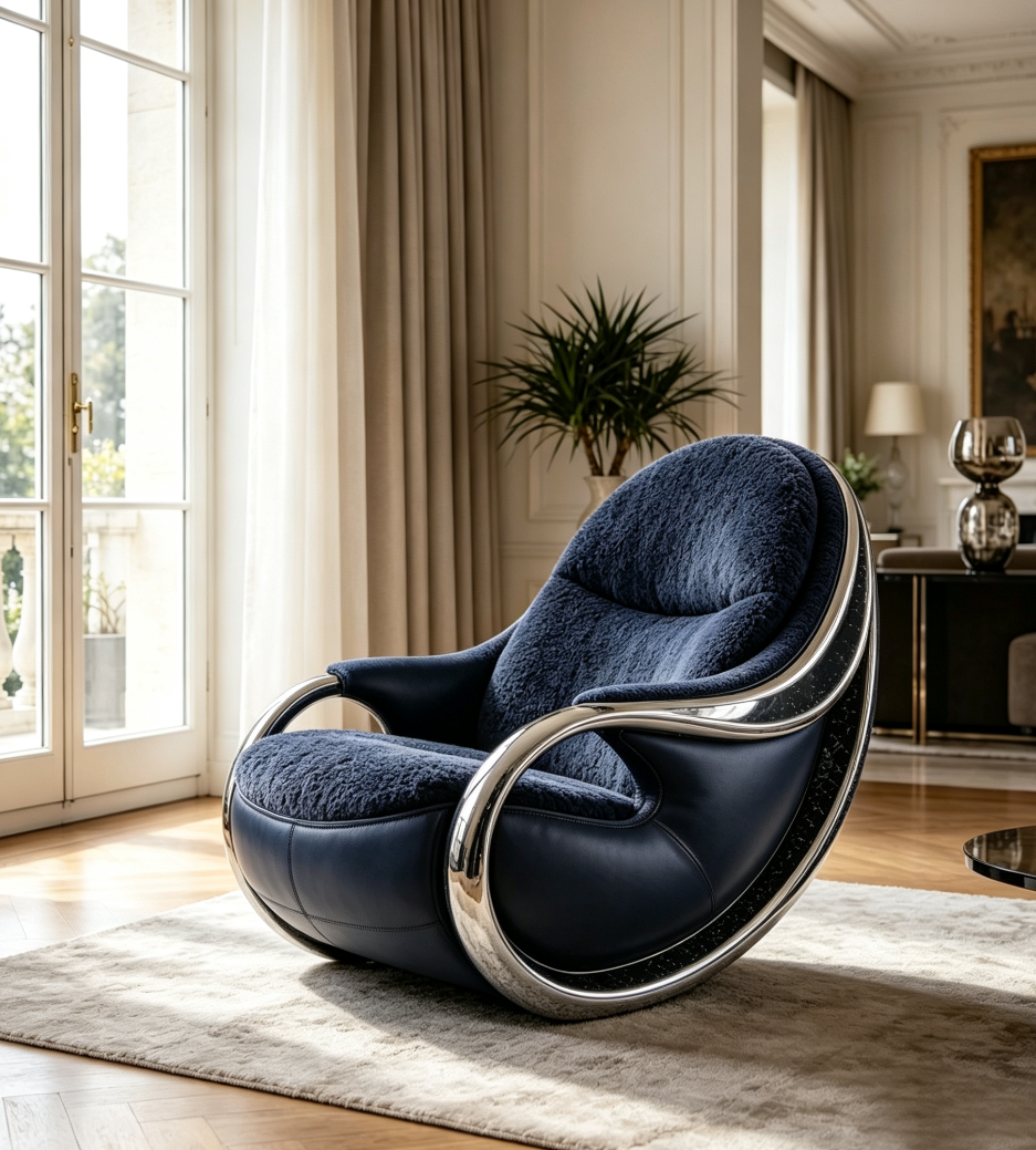 Cosmo Sculptural Lounge Chair