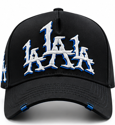 LA Blue Gothic Hat