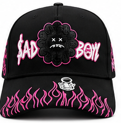 Sad Boy Pink Flame Hat