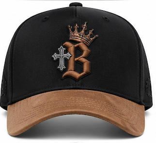 Crown B Brown-Brim Hat