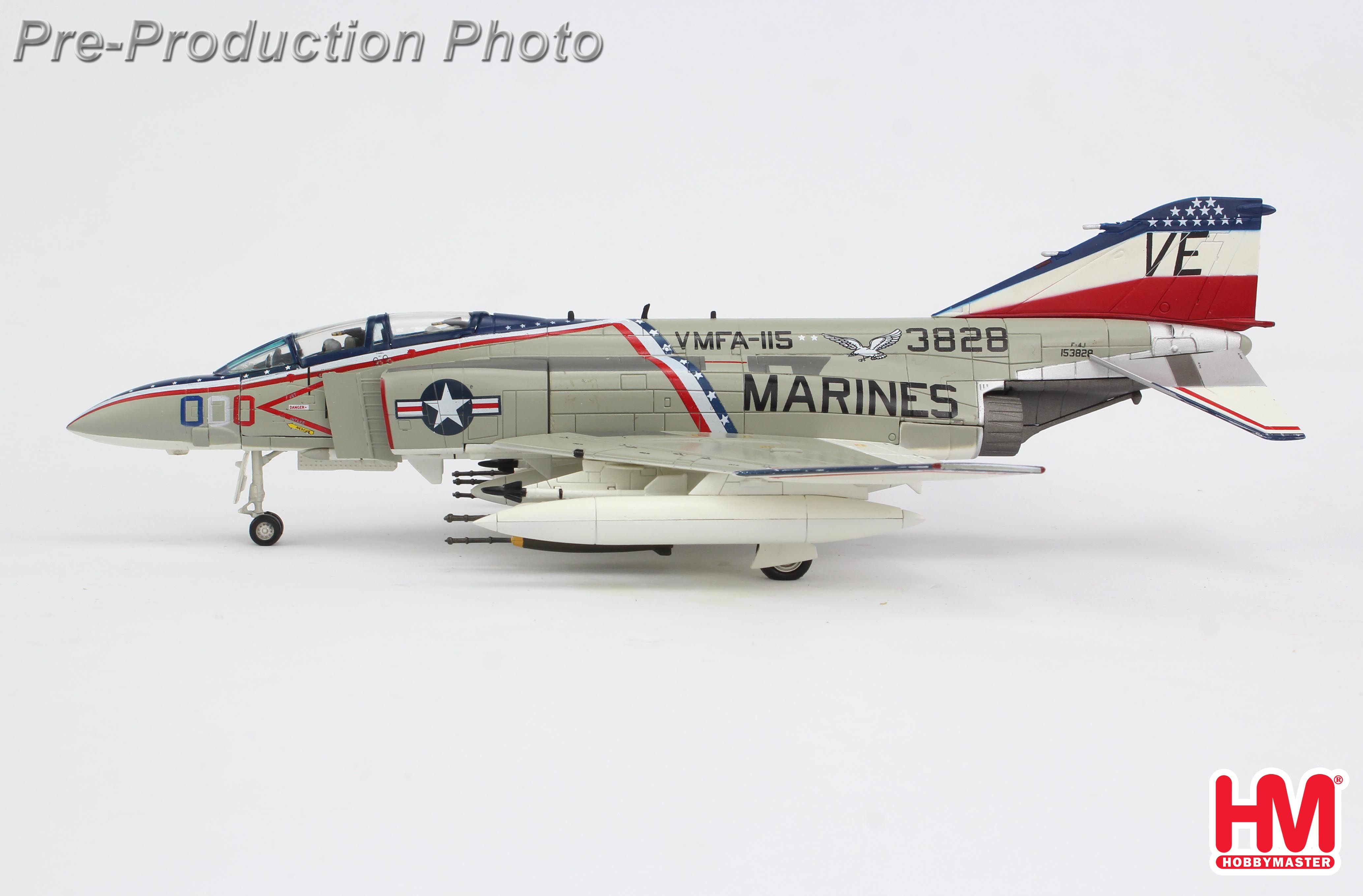 F-4J US Marines VMFA-115 153828 Iwakuni Japan 1:72 HA19078