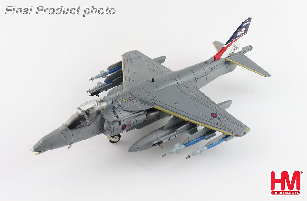Thumbnail: Harrier GR.9 ZD406, Royal Navy Strike Wing, RAF Station Cottesmore 1:72 HA2652