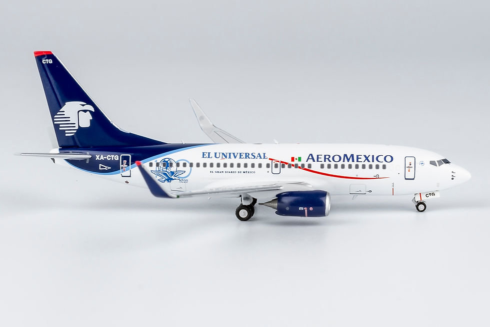 Thumbnail: Aeromexico B737-700 XA-CTG El Universal 1:400 NG77029