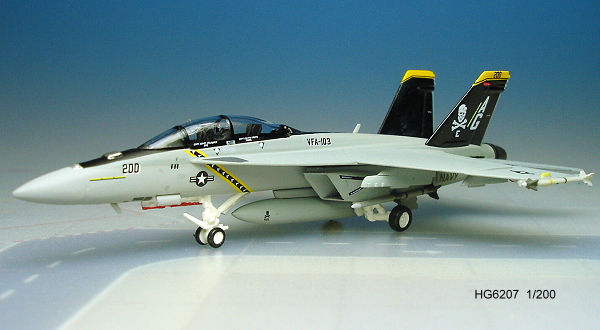 F-18FUS Navy VFA-103 Jolly Rogers Hi-vis 1:200 HG6207
