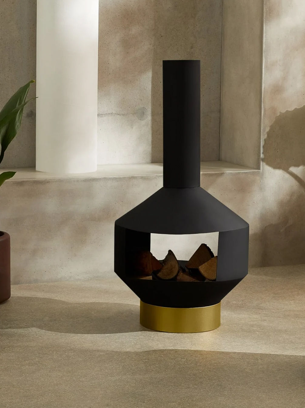 MADE Abura Metal Chiminea