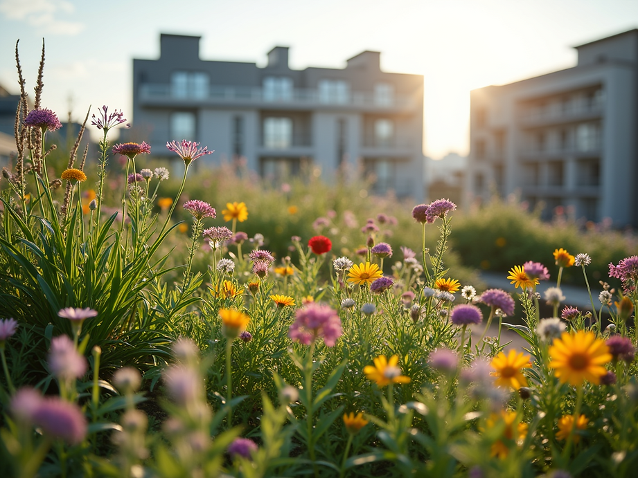A-lush-rooftop-garden-bursting-with-wildflowers-and-native-plants--environmental-context--