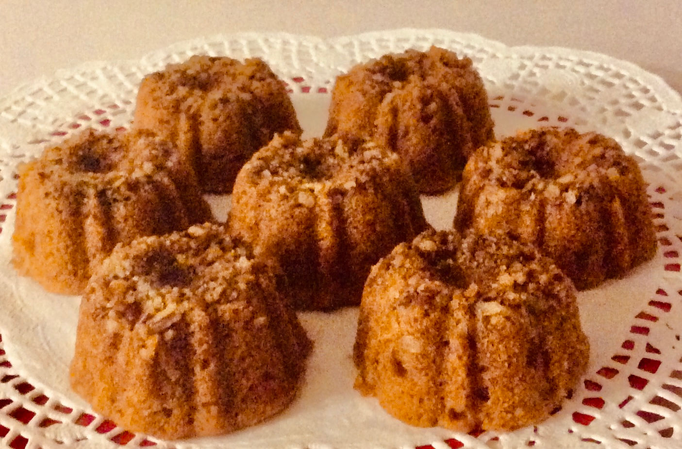 3" Mini Pecan Crunch Rum Bundt Cakes (Market Price Option ONLY))