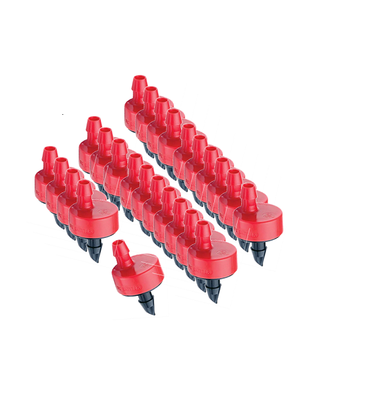 2 GPH Bug Emitter - Barb Inlet Blue (25 Pack)