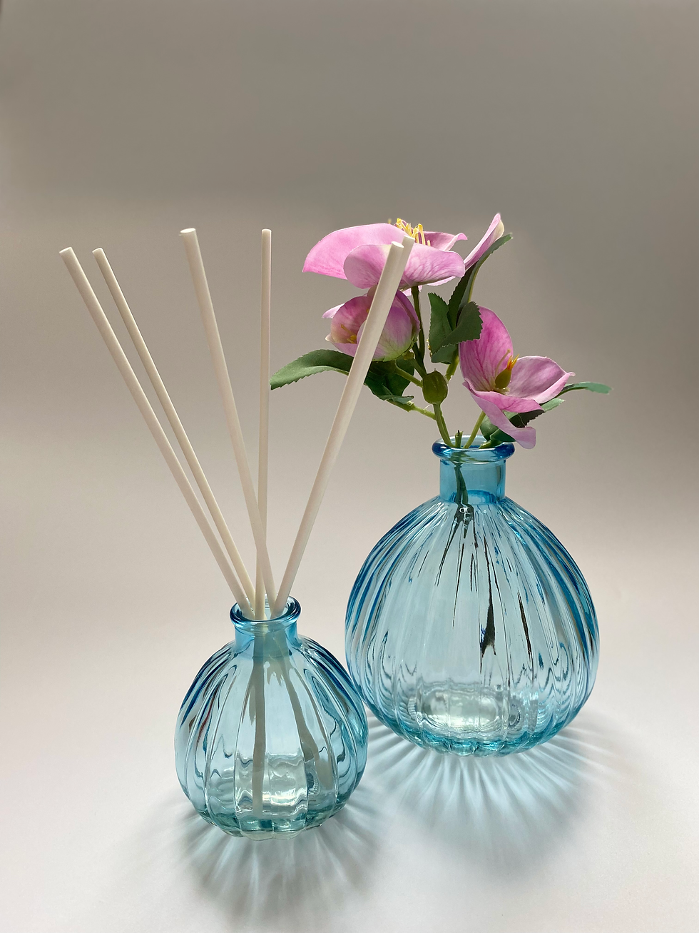 Miniature : Bubble Vase Blue 15cm