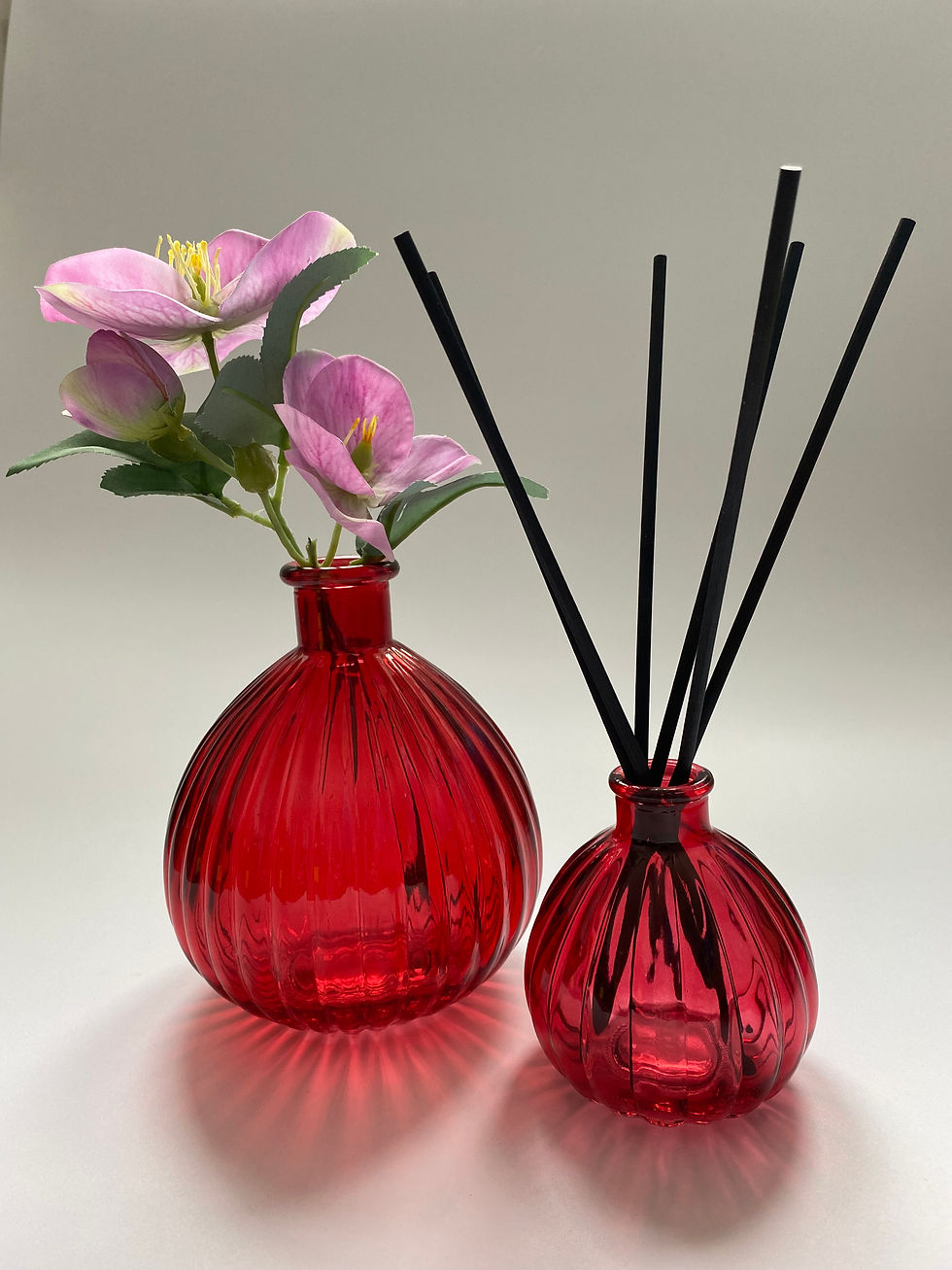 Miniature : Bubble Vase Red 9cm