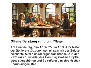 Beratung pflegende Angehörige