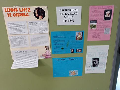 Panel sobre escritoras medievais, con Leonor López de Córdoba.