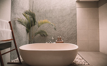 Baignoire rose
