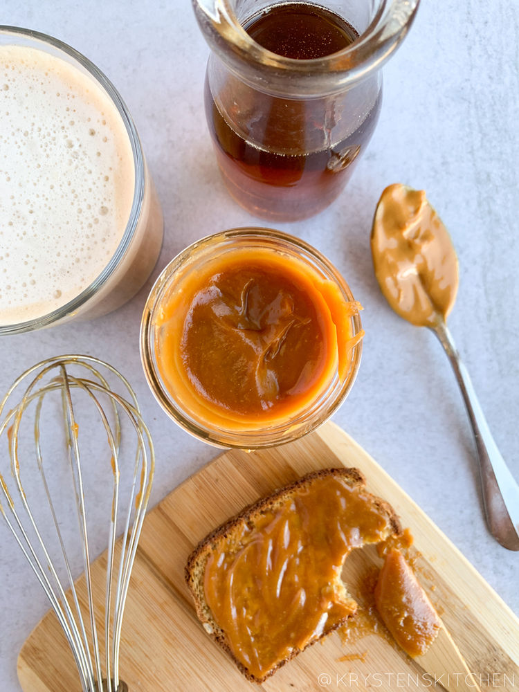 Peanut Butter Latte (Simple Syrup) 2 Ingredients (Gluten Free & Vegan)