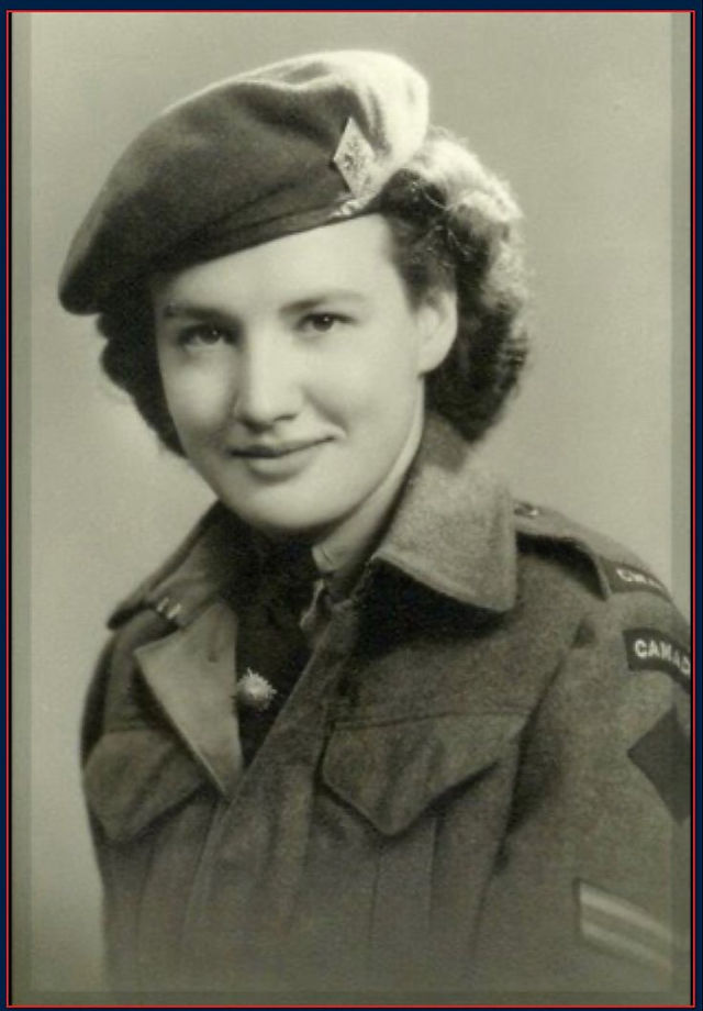 (1940s) Corporal Pat Moyles, Canadian Women's Army Corps