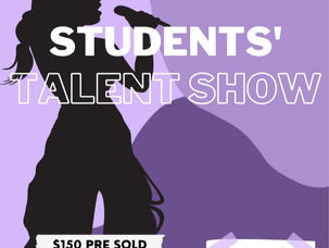 PROM COMMITTEE HOST THEIR FIRST TALENT SHOW