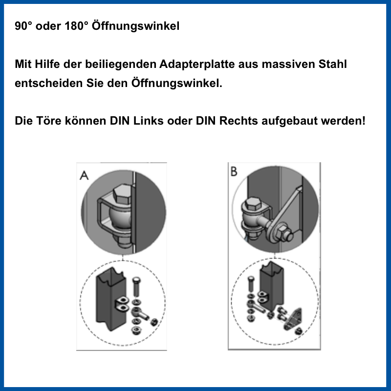 Miniaturbild: Zauntor Doppelstabmattenzaun Gartentor 3m breit unsymmetrisch RAL7016 Anthrazit
