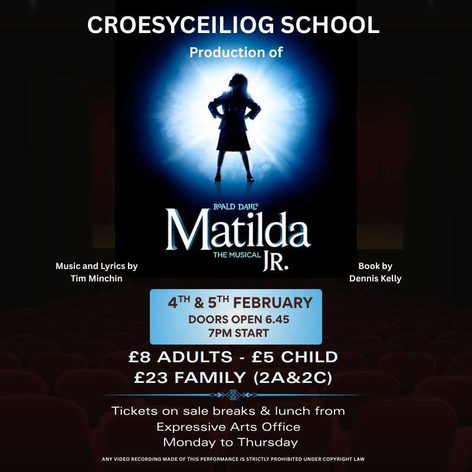 Matilda JR - Tickets on sale!