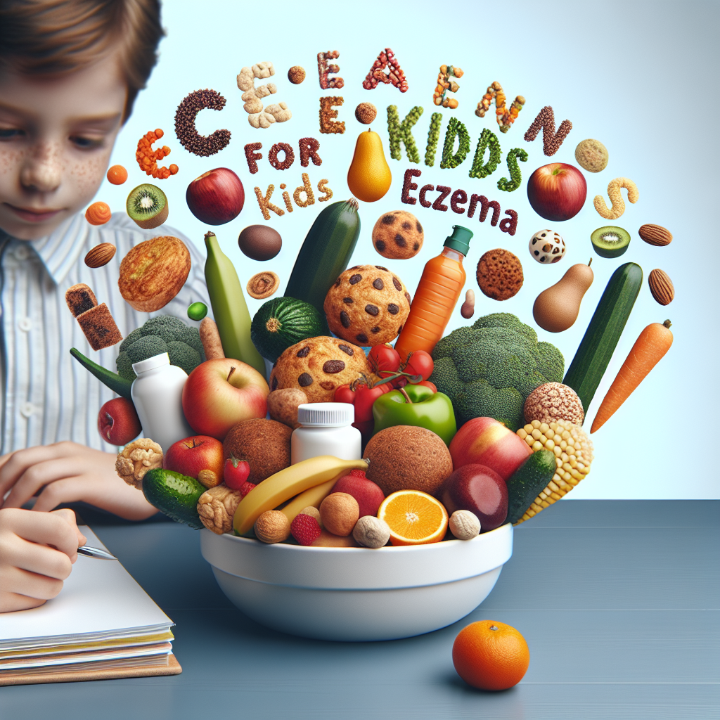 Child with healthy food