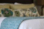 Custom Shams, Pillow, and Bed Runner