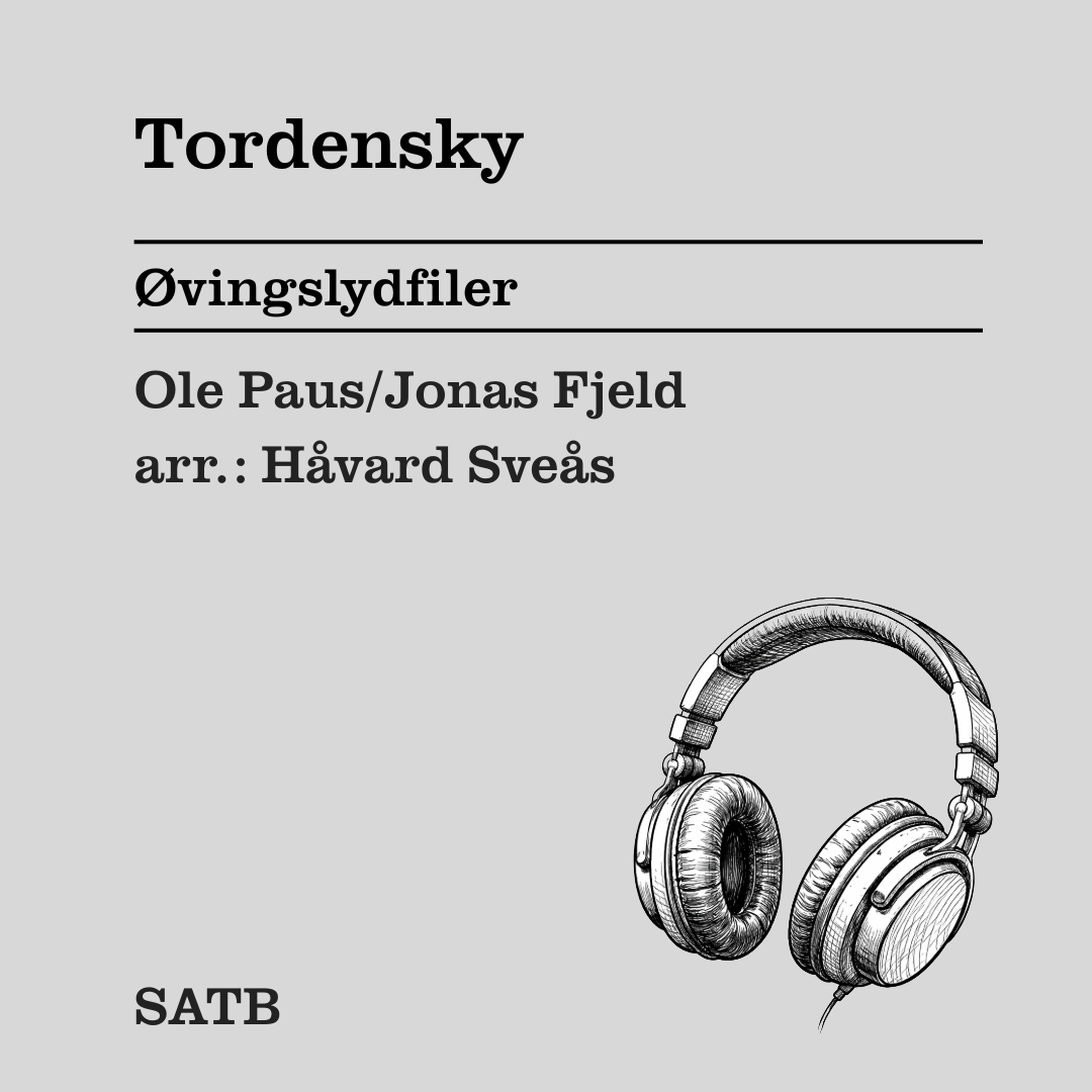 Tordensky SATB  stemmefiler
