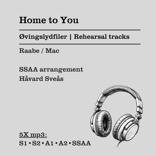 Home to You SSAA rehearsal tracks