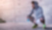 Athlete-crouched