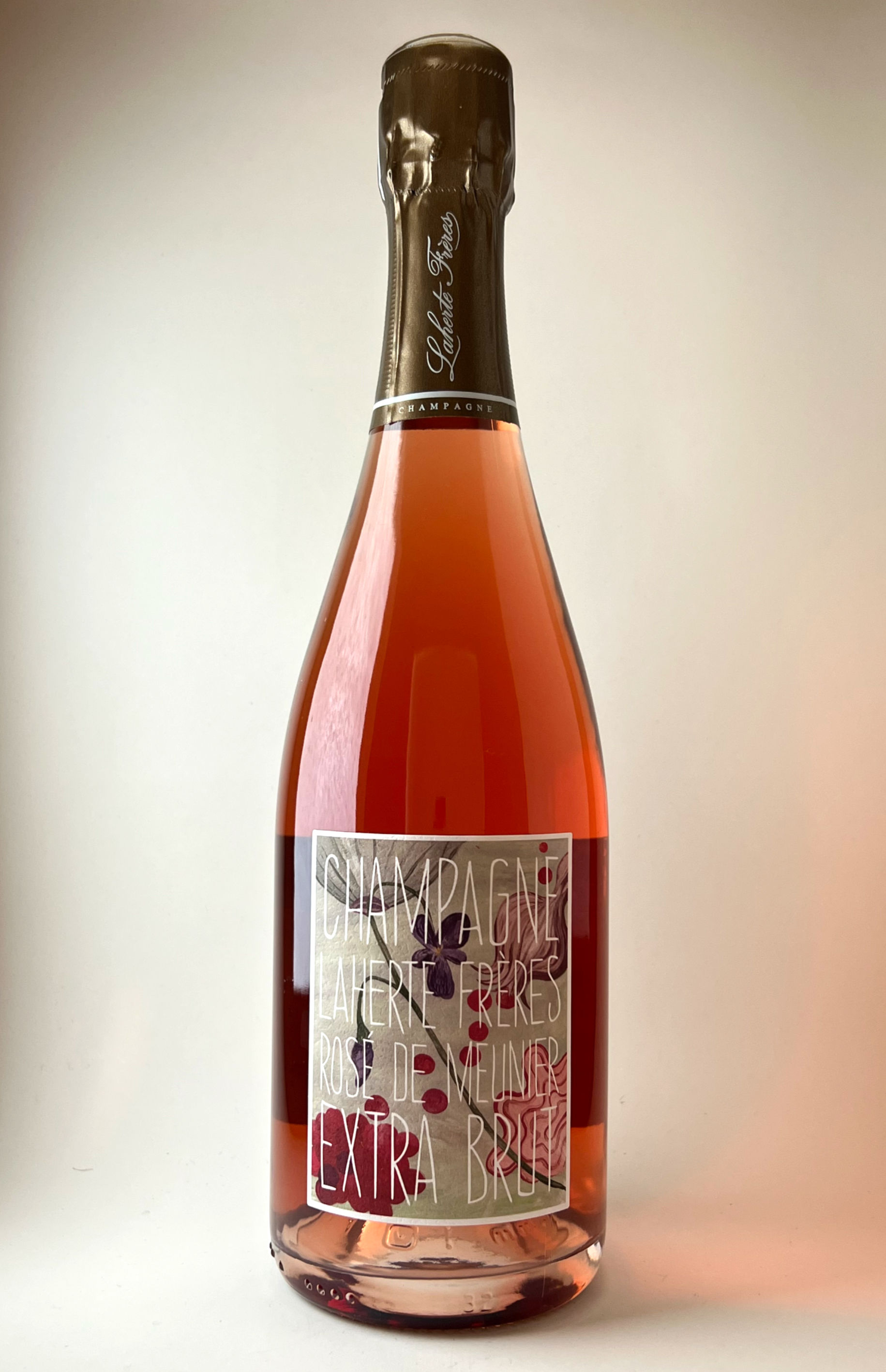 Champagne Laherte Freres Rose de Meunier Extra Brut