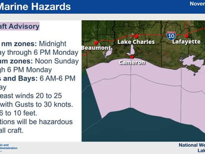 US National Weather Service Lake Charles Update