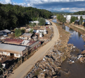 Disaster Relief collections and information in Jasper and Newton Counties for North Carolina