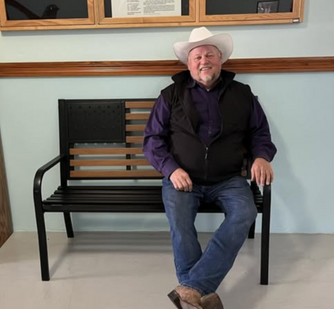 Cochran is the lucky recipient of NCRC's Patriot Bench