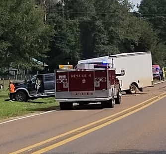 Two vehicle accident injured two