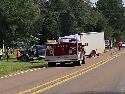 Two vehicle accident injured two