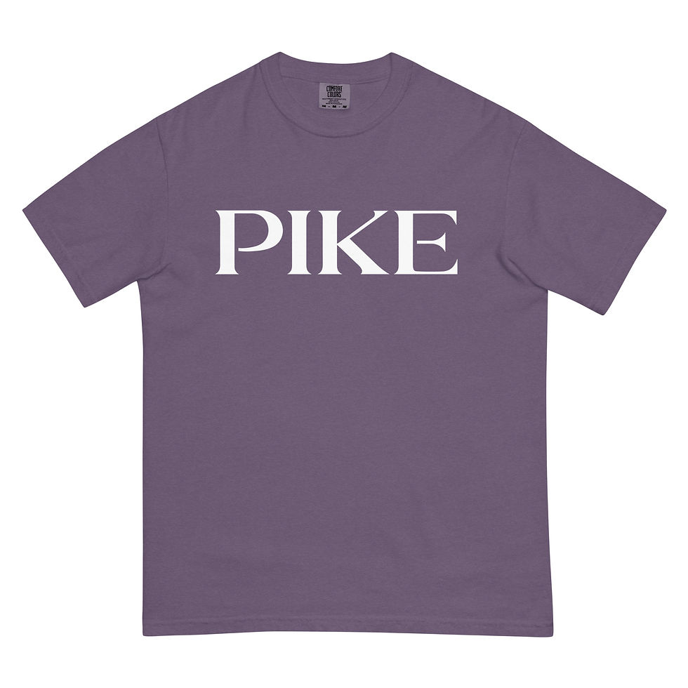 Thumbnail: PIKE Logo Comfort Colors (16 Different Shirt Color Options)