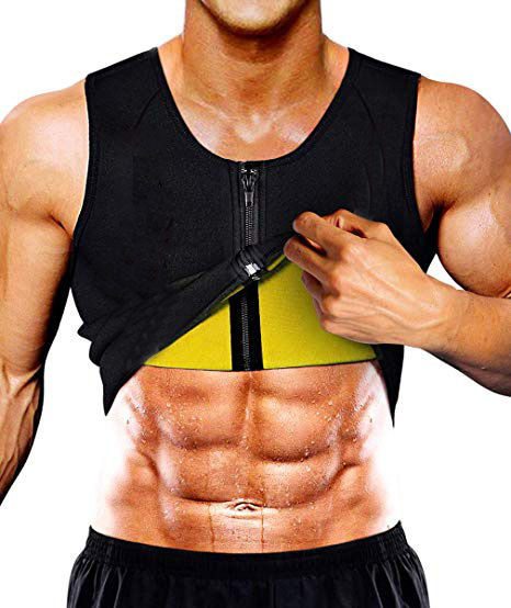 Thumbnail: European and American Men's Fitness Bundle Neoprene Sports Sweat Abdominal Body 