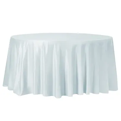 Dusty blue satin tablecloth.webp