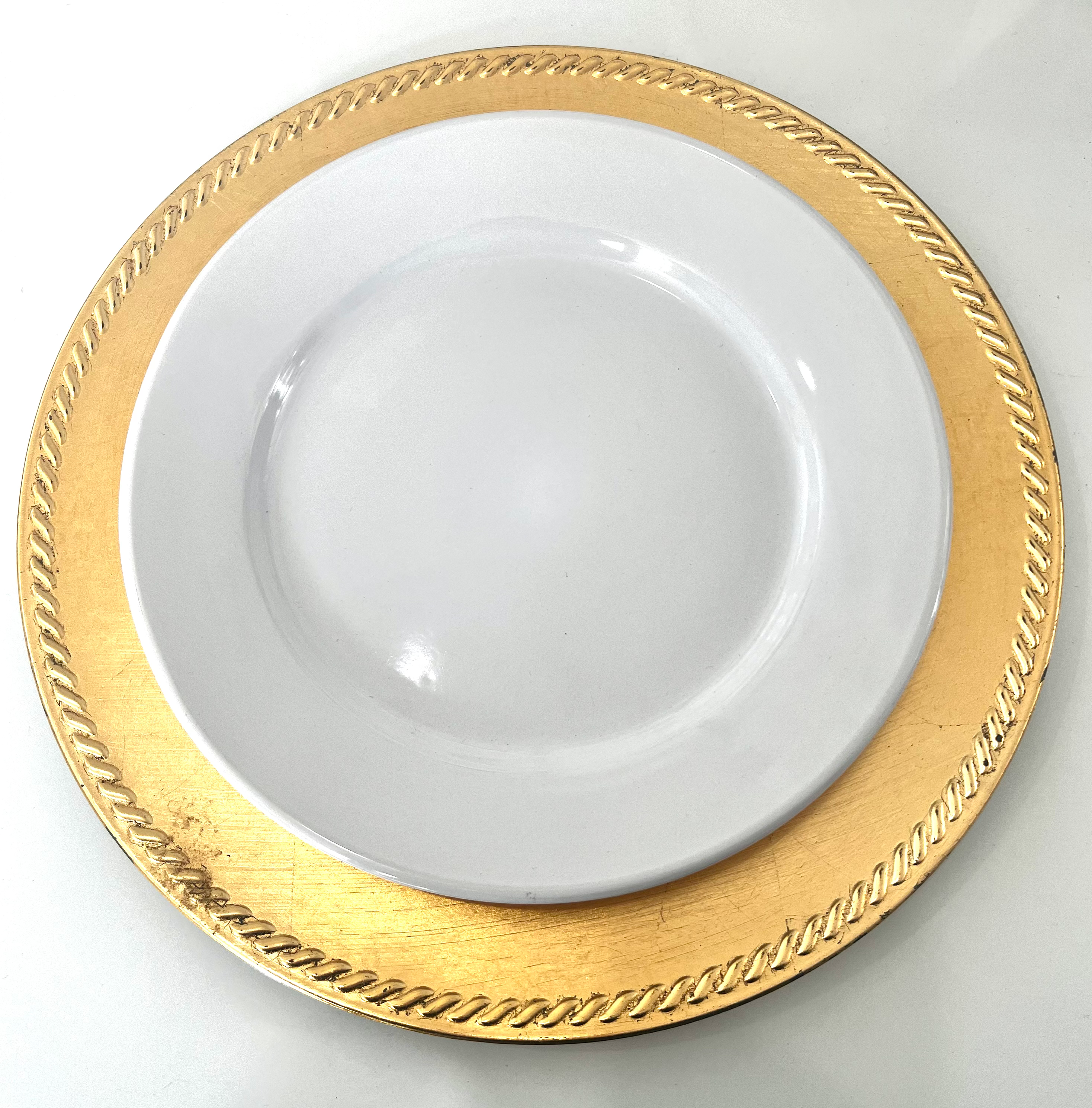 10.5" White Dinner Plate