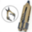 Thumbnail: Multitool Multifunctional Stainless steel Pliers For Camping, Hiking and everyda