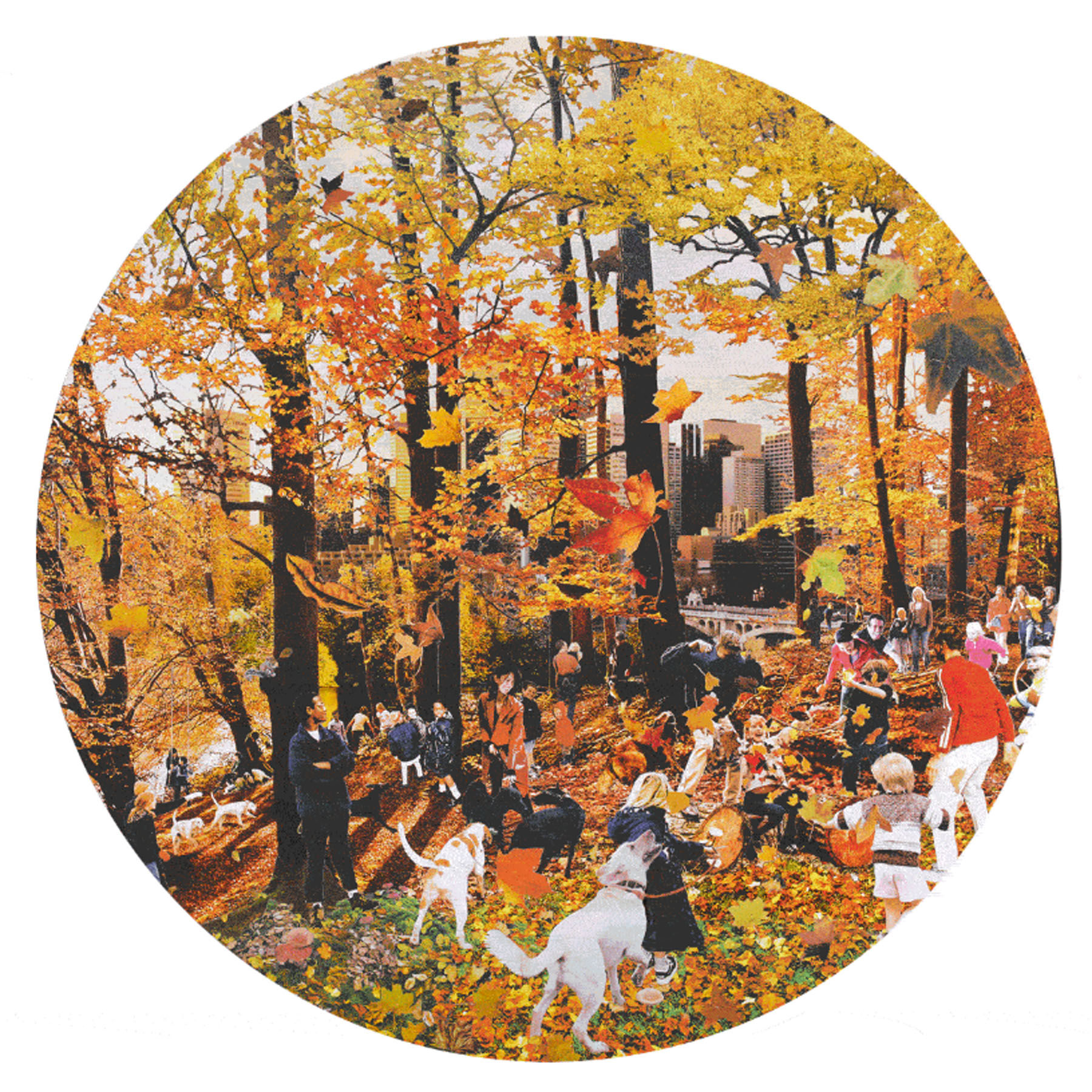 David Mach - Autumn Heaven framed print