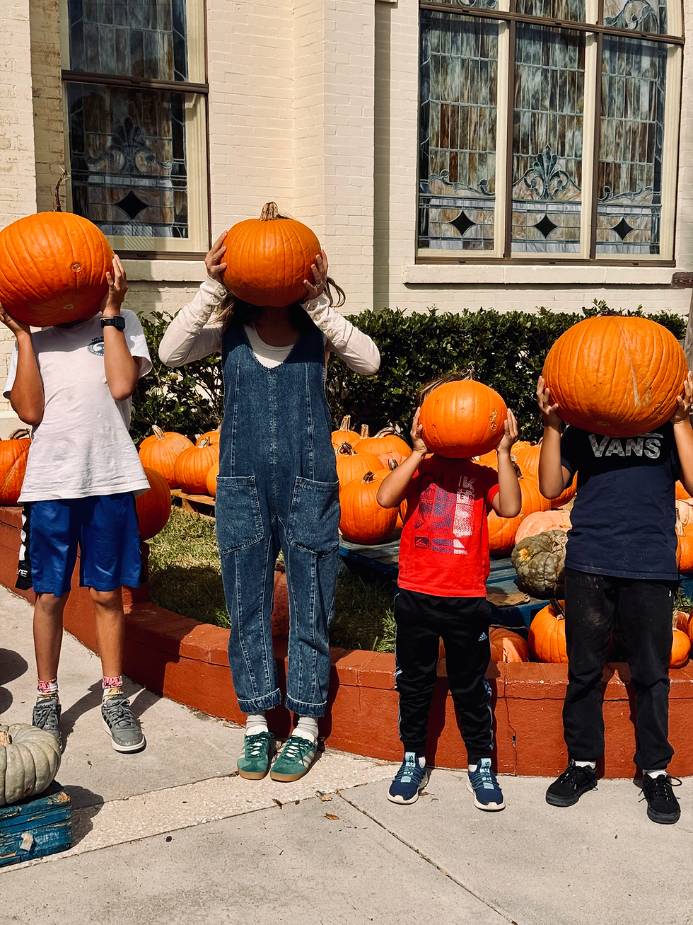 First United Methodist Church with the boys!