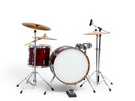Drum practice equipment for students who do not have a full drum set at home