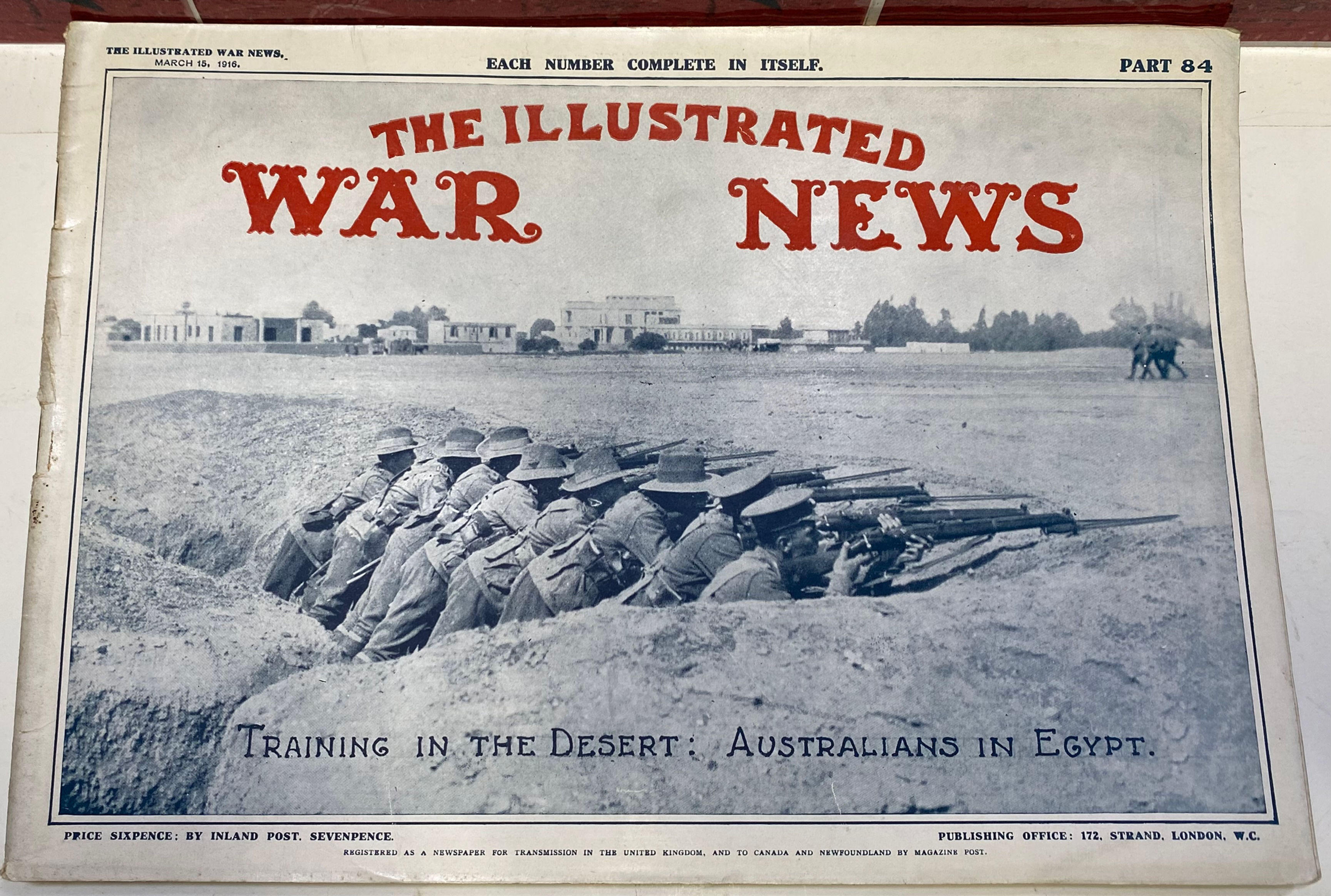THE ILLUSTRATED WAR NEWS #84 1916