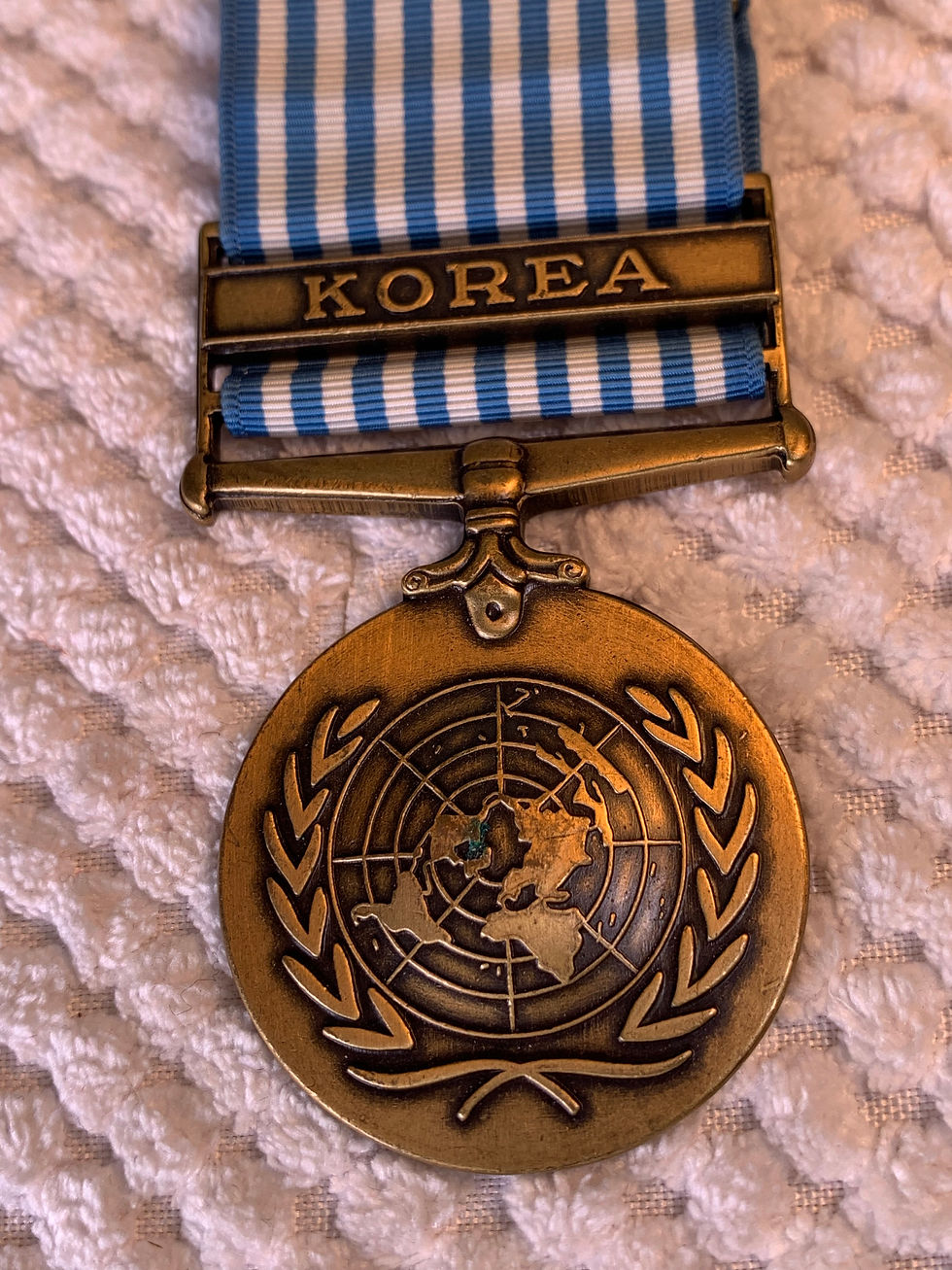 Médailles ONU Guerre de Corée