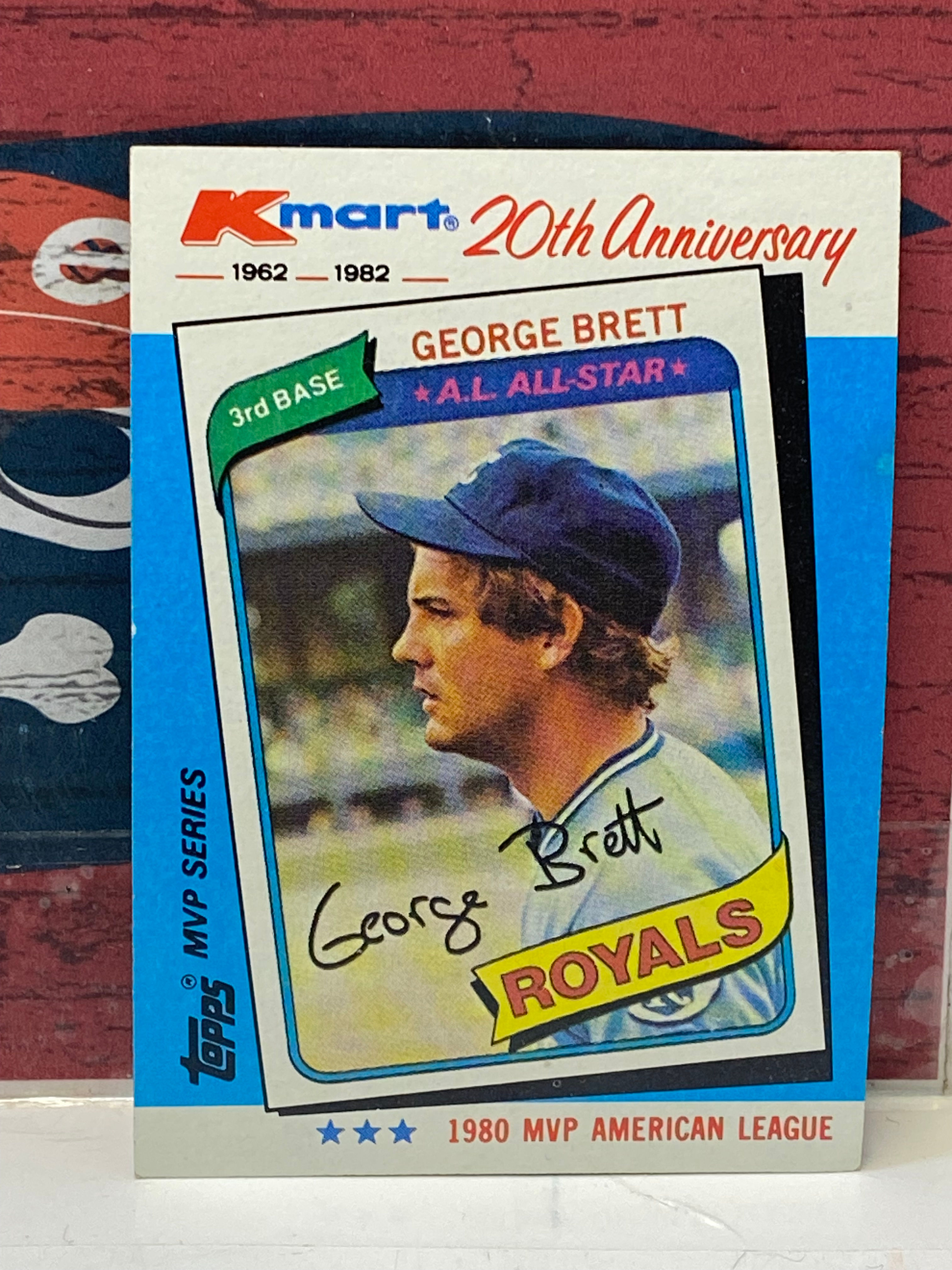 Carte Kmart 20th Anniversaire George Brett Royals